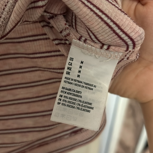 *2 for $22* American Eagle Soft and Sexy Ribbed Baby Tee - Picture 6 of 6